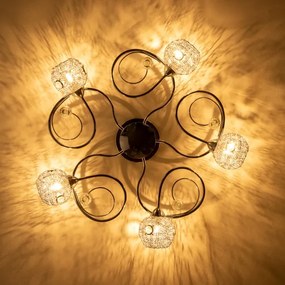 Eglo 32103 - Lampadario a plafone LED VELAGO 5xG9/33W/230V cromo lucido