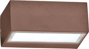 Ideal Lux - Applique da esterno TWIN 1xG9/28W/230V IP44 marrone