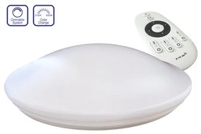 Plafoniera Led Da Soffitto CCT 40W Dimmerabile Bicolore Cambia Colorazione Bianco Caldo e Freddo Con Telecomando 490mm