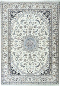 Nain Tappeto 370 x 260 Beige (Iran) Annodato A Mano