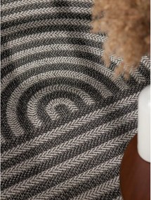 Tappeto da interno/esterno nero/color crema 160x230 cm Haringey Woodfield – Ted Baker