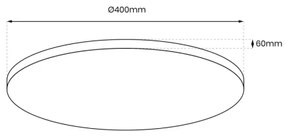 Plafoniera LED dimmerabile LAYLA LED/33W/230V 3000/4000/6000K oro + tc