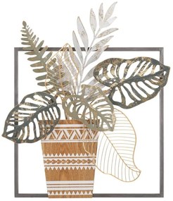 Decorazione da parete in metallo 54x63 cm Vaso - Mauro Ferretti