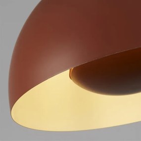 Searchlight 35411OR - Lampada a sospensione con cavo MARS 1xE27/60W/230V Ø 40 cm colore mattone