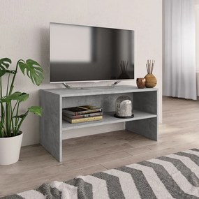 Mobile Porta Tv Grigio Cemento 80x40x40 Cm İn Legno Multistrato /