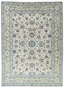 Kashan Tappeto 460x340 Beige (Iran) Annodato A Mano