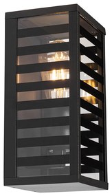 Lampada da parete esterna moderna nera 26 cm IP44 - Reims