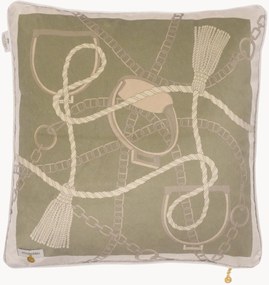 Cuscino in velluto Chain
