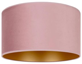 Duolla - Plafoniera ROLLER 1xE27/15W/230V diametro 40 cm rosa/oro