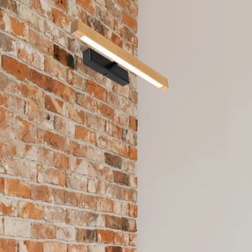 Lampada per quadri LED VERDE LED/5,5W/230V 3000K 46 cm rovere/nero