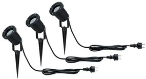 Paulmann 98897 - SET 3xLED GU10/3,5W IP65 Lampada da esterno 230V