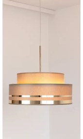 Lampadario a sospensione con filo TAMI 1xE27/60W/230V marrone/oro