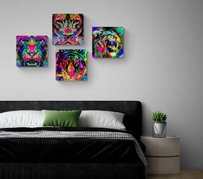 Set di quadri – Animali in stile pop art