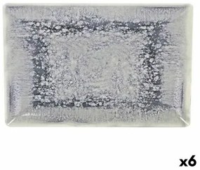 Teglia da Cucina La Mediterránea Adhara Porcellana Rettangolare 30 x 20 x 2,5 cm (6 Unità) (30 x 20 x 2,5 cm)