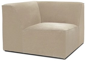 Modulo divano in velluto a coste beige Sting - Scandic