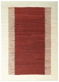 Kilim Tappeto 240 x 170 Rosso (Iran) Tessuto A Mano