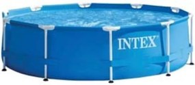 PISCINA METAL FRAME ROTONDA C/TELAIO PORTANTE S/POMPA CM.305X76H. capacitÃE lt.4485 peso kg.17,4 (28200) INTEX
