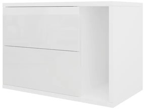 Comodino BECE 40x57 cm bianco