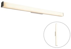 Lampada da parete per bagno moderna in acciaio 92 cm IP44 - Cascada