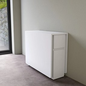 Tavolo multifunzionale pieghevole bianco Kungla - Woodman