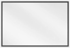 Mexen Loft specchio da bagno rettangolare 60 x 40 cm, cornice nera - 9852-060-040-000-70