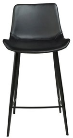 Sgabello da bar in similpelle nera Hype - DAN-FORM Denmark