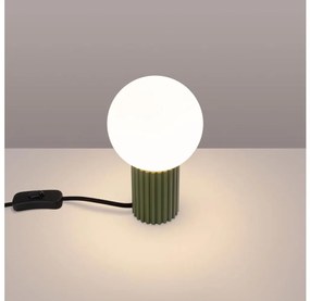 Sollux SL.1726 - Lampada da tavolo HALO 1xG9/8W/230V diametro 12 cm verde