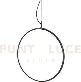 Circus sospensione in metallo nero led 3000k 29w  3200 lm d.44,5cm