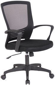 Sedia Da Ufficio Ergonomica Bürostuhl Kampen / Schwarz/schwarz