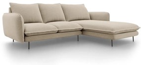 Divano angolare beige , angolo destro Vienna - Cosmopolitan Design