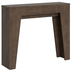 Consolle Estensibile Elegante 90x25x77 cm, NOCE