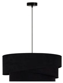 Duolla - Lampadario a sospensione con filo KOBO 1xE27/15W/230V diametro 45 cm nero/oro