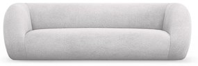 Divano in tessuto bouclé grigio chiaro 230 cm Essen - Cosmopolitan Design