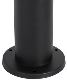 Lampada da esterno da terra nera 45 cm IP44 regolabile 2 luci - Duo