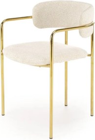 Sedia K537 crema/oro