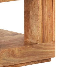 Tavolo da salotto 45x45x40 cm in legno massello di acacia