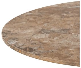 Tavolino da salotto rotondo marrone con piano in ceramica ø 60 cm Malta – Actona