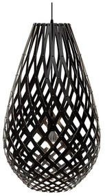 Koura Lampada a Sospensione H120 2 Lati Nero - David Trubridge