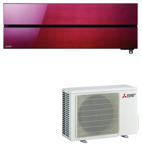 Condizionatore a muro monosplit MITSUBISHI ELECTRIC LN 9000 BTU classe raffreddamento A+++, classe di riscaldamento A+++, rosso