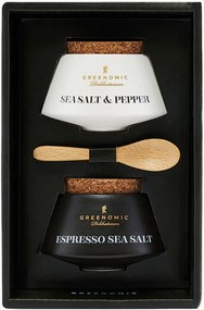 Set di miscele di spezie Espresso Salt e Sea Salt & Pepper, set da 4