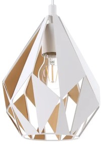 Eglo 43001 - Lampadario a sospensione con filo CARLTON 1xE27/60W/230V