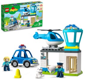 Stazione di polizia ed elicottero Lego Duplo Town