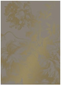 KEK Amsterdam Wandbild Engraved Flowers Gold 7 - M