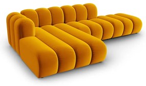 Divano angolare giallo ad angolo sinistro Lupine - Micadoni Home