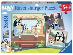 Set di 3 Puzzle Bluey Ravensburger 05685 147 Pezzi