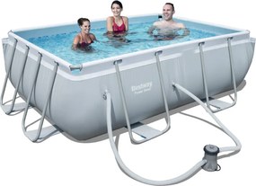 Piscina c/telaio c/pompa cm.282x196x84h 56629