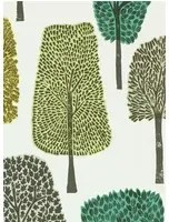 Scion Carta da parati Cedar - Slate/ Apple/ Ivy