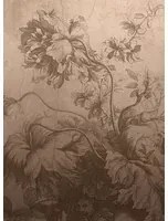 KEK Amsterdam Carta da parati panoramica Gradient Flowers Uyterlinde - Nude 195 cm