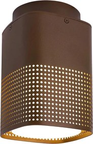 Nordlux - Plafoniera da esterno SIDARA 1xE27/15W/230V IP54 marrone