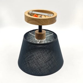 Brilagi - LED  Lampadario a plafone ANTHONY 1xE14/60W/230V quercia/nero